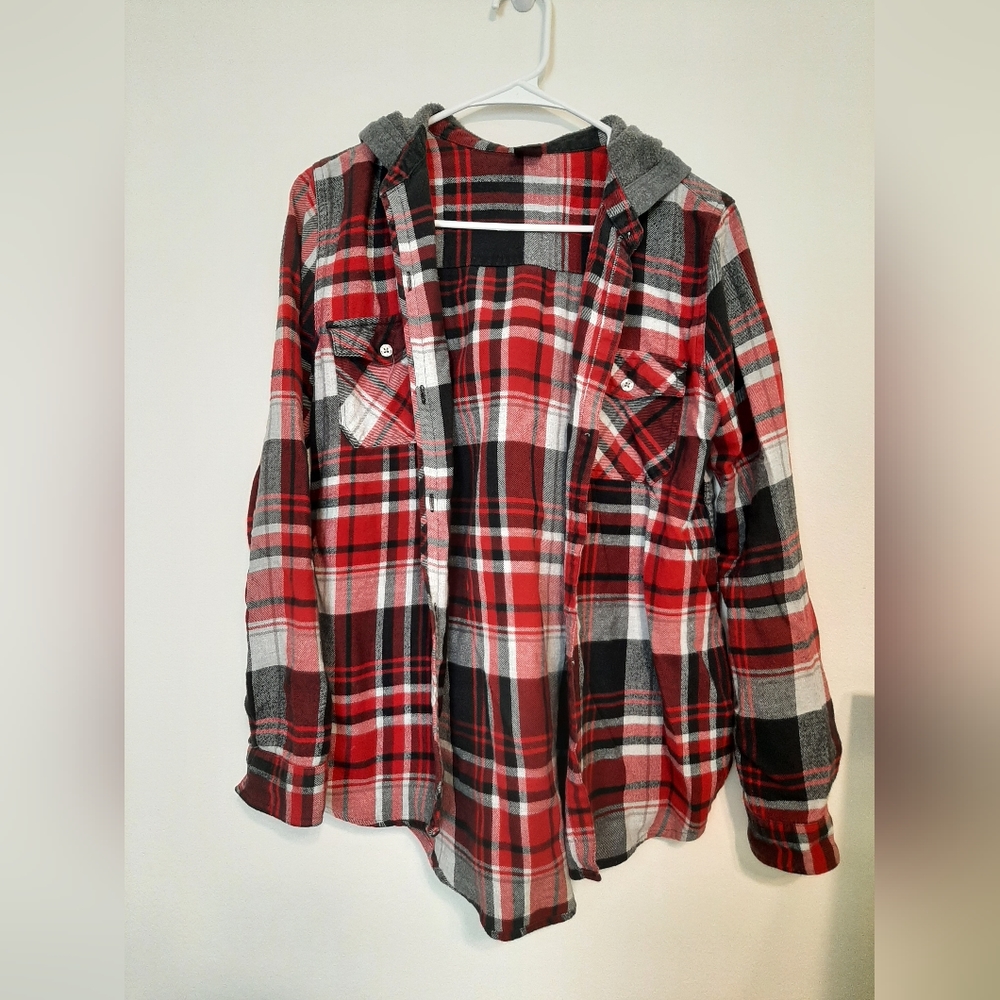 Empyre hooded flannel